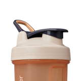 Peach ProStak shaker with storage for pills, supplements, protein, and more. | Color#Peach