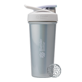 Silverline Green Strada Tritan odor-resistant shaker with locking lid.| Color#Silverline