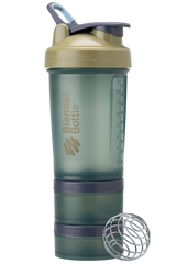 Green ProStak shaker with storage for pills, supplements, protein, and more. | Color#Coastal
