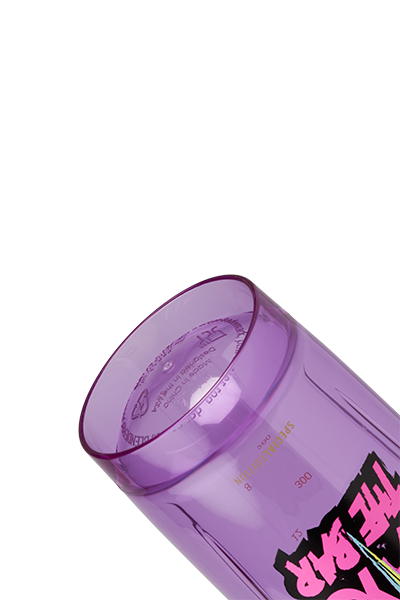 Purple Strada Tritan Rays rounded base. | Color#Rays The Bar